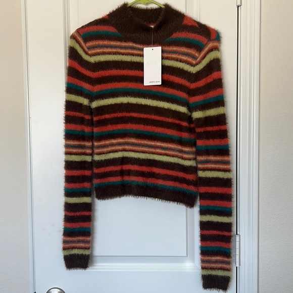Multi-Colored Striped Sweater - Picture 1 of 6